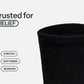 Padded Sole Diabetic Socks - Black