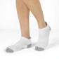 Bunion Relief, Padded Low Cut Socks - White