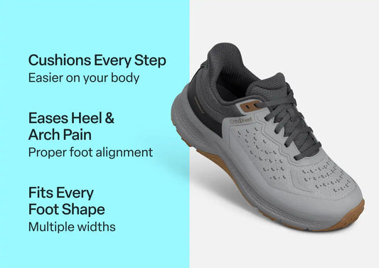 Explorer Trail Low Hands-Free Waterproof - Light Gray/Terracotta