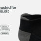 Bunion Relief, Padded Low Cut Socks - Black