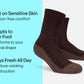 Padded Sole Socks - Dark Brown