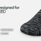 Extra Roomy Socks (Thick) - Black/Gray