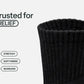 Bunion Relief, Padded Ankle Socks - Black