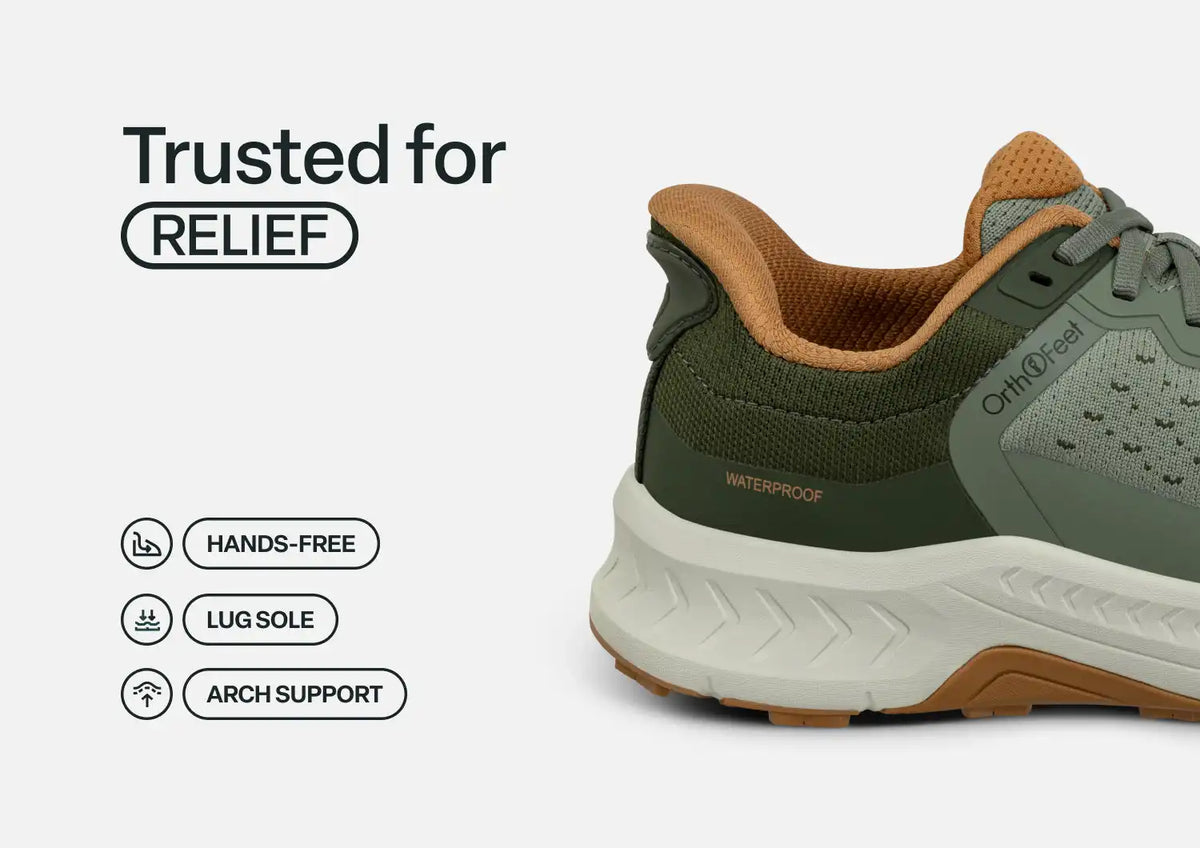 Expedition Trail Low Hands-Free Waterproof - Green/Terracotta