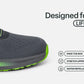 Tilos Hands-Free - Dark Gray/Lime