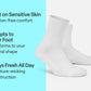 Extra Roomy Diabetic Socks (Thick) - White