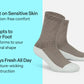Padded Sole Diabetic Socks - Brown