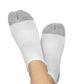 Bunion Relief, Padded Low Cut Socks - White