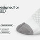 Bunion Relief, Padded Ankle Socks - White