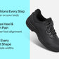 Slate Hands-Free Work Shoes - Black