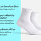 Compression Ankle Socks 15-20 mmHg - White