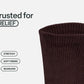 Padded Sole Socks - Dark Brown