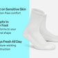 Padded Sole Diabetic Socks - White