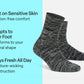 Extra Roomy Socks (Thick) - Black/Gray