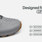 Explorer Trail Low Hands-Free Waterproof - Light Gray/Terracotta