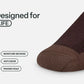 Padded Sole Socks - Dark Brown