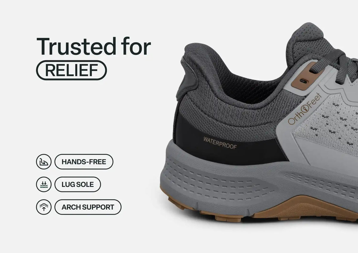 Explorer Trail Low Hands-Free Waterproof - Light Gray/Terracotta