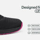 Kita Hands-Free - Black/Hot Pink