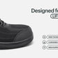 Onyx Hands-Free Work Shoes - Black