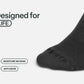 Compression Ankle Socks 20-30 mmHg - Black
